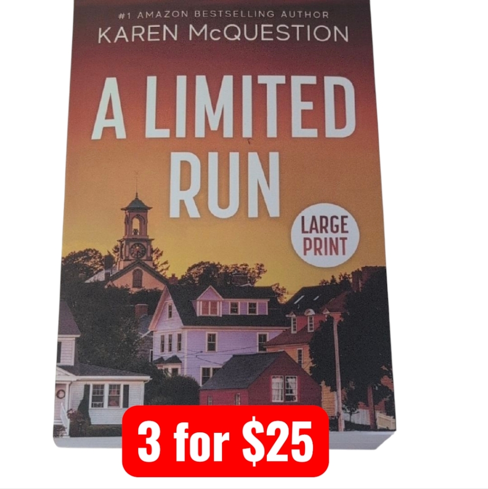 A Limited Run by Karen McQuestion Large Print Paperback